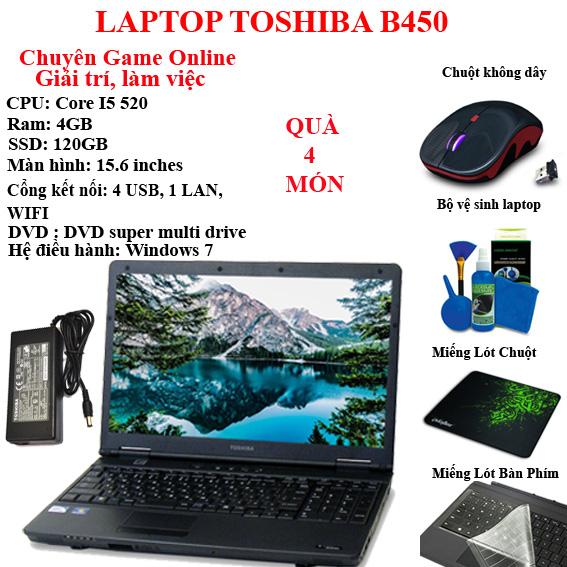 Laptop Toshiba chuyên game online, giải trí, làm việc