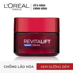 Kem dưỡng săn chắc da và giảm nếp nhăn L’Oreal Paris Revitalift ban đêm 50ml