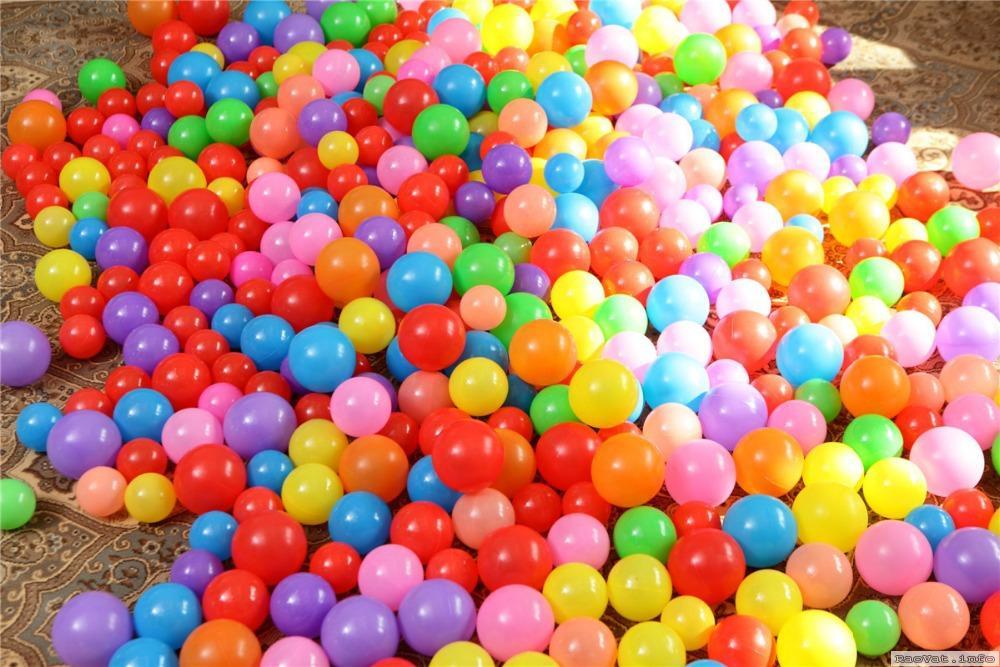 sét 200 quả bóng nhựa nhiều màu