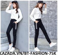 Quần Dài Thun Thể Thao Nữ Jogger Thời Trang – BT Fashion QTT001 (2SN)