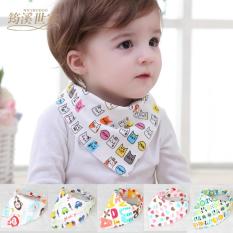 Bộ 5 Khăn Yếm Tam Giác 2 Lớp Cho Bé