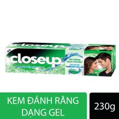 Kem đánh răng dạng GEL Closeup Thơm Mát Bất Tận – Bạc Hà The Mát 230g