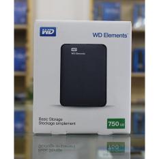 Ổ cứng di động WD Element 750GB + Bao da chống sốc WD