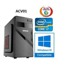 Máy tính để bàn ACV01 core i7 / 4G / 500G phục vụ văn phòng ,học tập , chơi game , giải trí – Tăng bộ bàn phím chuột văn phòng , USB Wifi ,bàn di chuột