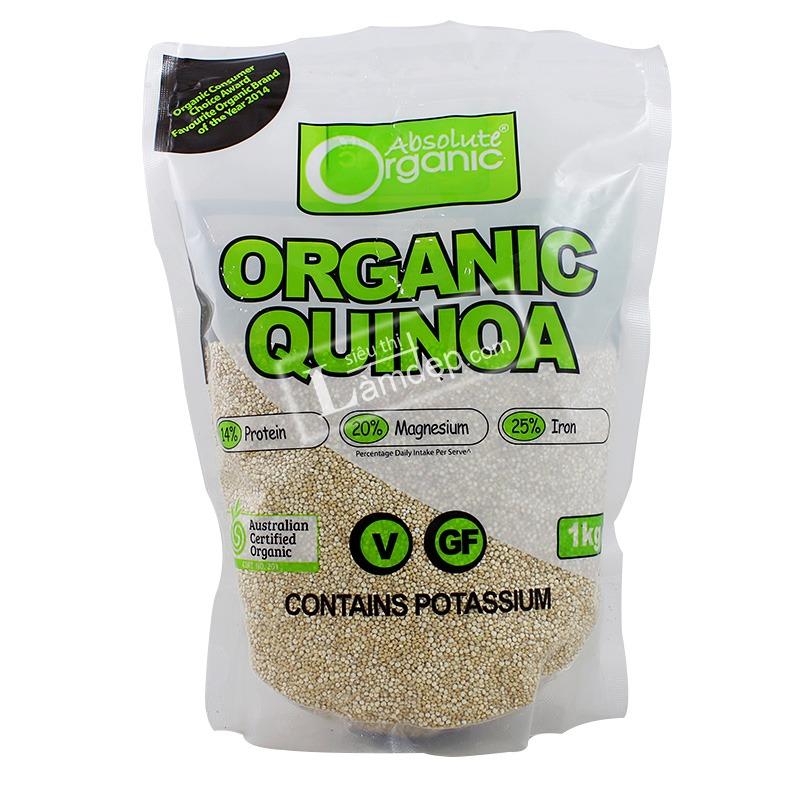 Hạt Diêm Mạch Organic Quinoa Úc 1KG