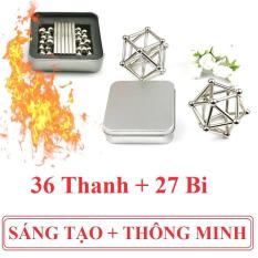 Nam Châm Xếp Hình 27 Viên Bi Và 36 Thanh