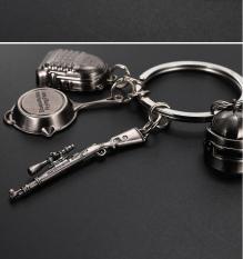 Móc khóa Combo 4 món PUBG mini – Chảo mũ giáp K98