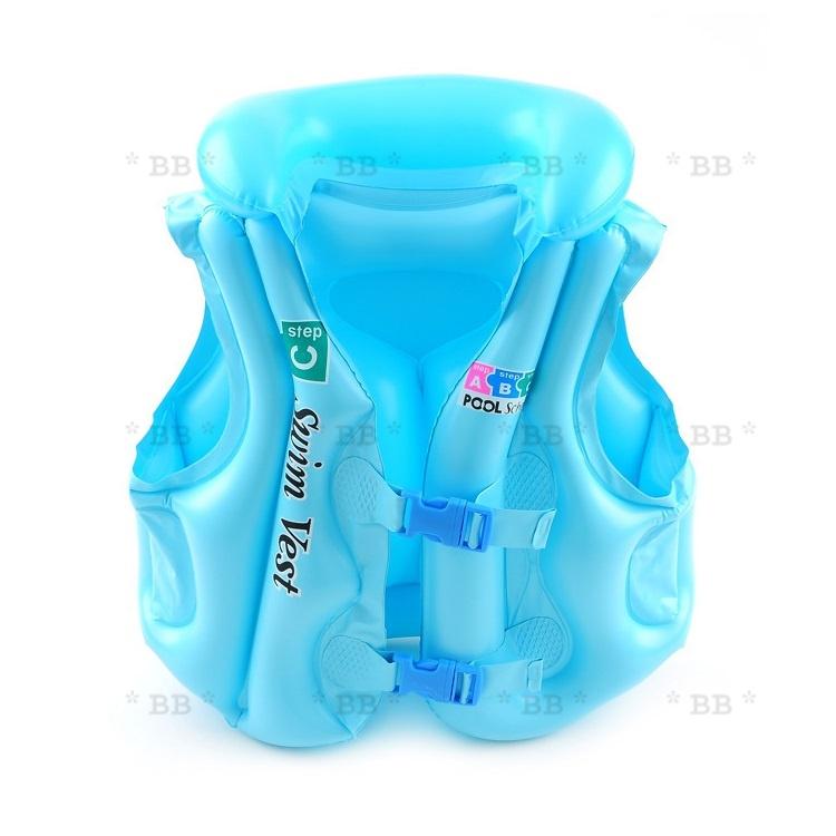 Áo phao bơi trẻ em ABC - Chất liệu nhựa dẻo PVC an toàn CHỐNG LẬT, chống thấm nước tuyệt...