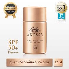 Sữa chống nắng bảo vệ hoàn hảo Anessa Perfect UV Sunscreen Skincare Milk – SPF 50+, PA++++ – 20ml