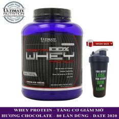 Sữa tăng cơ Prostar 100% Whey Protein của Ultimate Nutrition hương Chocolate hộp 80 lần dùng – Phân phối chính thức