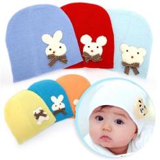 combo 03 Nón Len Gấu Mềm giữ ấm Cho Bé 0 – 12 tháng tuổi