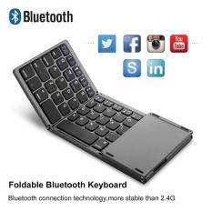 Bàn phím Bluetooth tích hợp chuột touchpad gấp gọn B033 Aturos cho điện thoại, máy tính bảng, android, Ipad