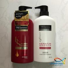 Combo dầu gội và dầu xả TRESemmé Keratin Smooth 450ml – Thái Lan