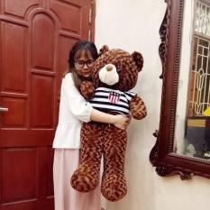 Gấu bông Teddy Cao Cấp khổ vải 1m Cao 80 màu Nâu hàng VNXK