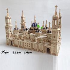 Đồ chơi lắp ráp gỗ 3D Mô hình tháp Pilar Basilica – Mô hình nhà gỗ Kiến trúc thế giới Đồ chơi gỗ Thế giới đồ chơi Lego Đồ chơi xếp hình Đồ chơi trẻ em – Tặng kèm đèn LED trang trí dài 2m 20 bóng trị giá 20K