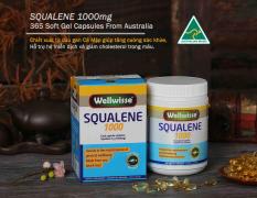 TPBVSK Wellwisse® SQUALENE 1000mg viên uống dầu gan cá Mập 365 Viên