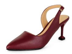 GIÀY CAO GÓT NỮ RHEA 7CM RH1004RD – ĐỎ MẬN