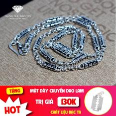 Vòng Cổ Đẹp, Dây Chuyền Đẹp, Vòng Cổ Bạc, Dây Chuyền Bạc Thái Nam, Dây Chuyền Bạc Thái Cho Nam, Dây Chuyền Bạc Nam Lục Tự Nhỏ Chất Liệu Bạc Thái – Thương Hiệu Bảo Tín (Bạc)