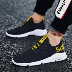 Giày sneaker nam DODACO DDC3222 Giày thể thao đẹp giá rẻ mẫu mới hot trends 2019 màu trắng vàng đỏ giầy giay the thao dep gia re mau moi mau trang vang do