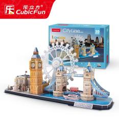 Đồ chơi xếp hình 3D cỡ lớn – Mô hình thành phố London thu nhỏ