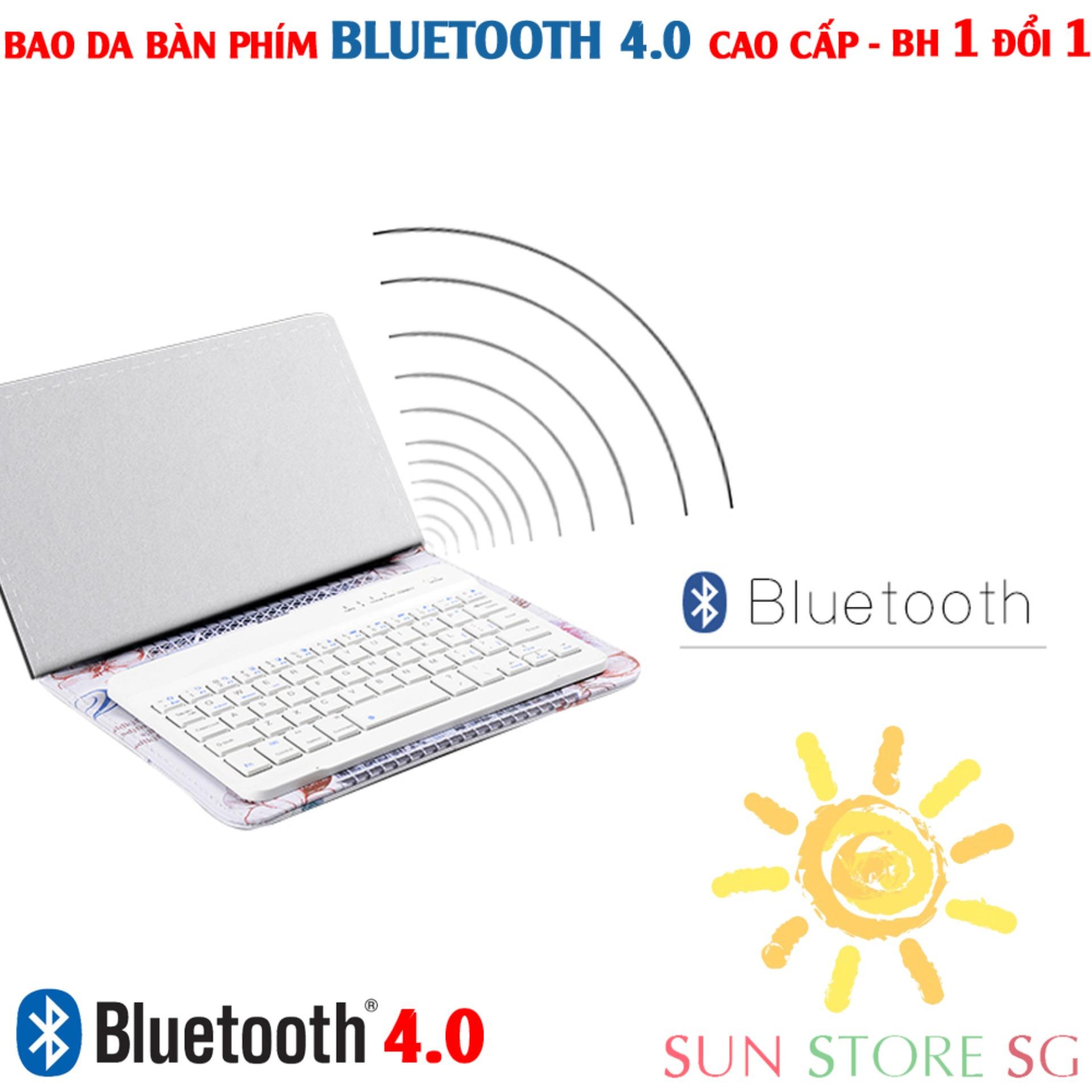Mua Bàn Phím Bluetooth - Bao Da Kiêm Bàn Phím Bluetooth Hỗ Trợ Các Dòng Điện Thoại Ios, Android, Windows...