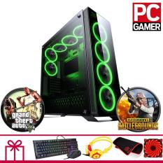 Khủng Long Chơi Game (Pentium G3220, Ram 8GB, SSD 120GB, HDD 2TB, VGA GTX1050 2GB ) KH24GMCG45 + Quà Tặng