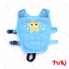 Phao bơi trẻ em, áo phao bơi STAR (Bé từ 2 – 10 tuổi), chất liệu tiêu chuẩn EU cao cấp – POKI
