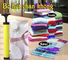 Bộ 8 Túi Hút Chân Không Đựng Quần Áo Kèm Bơm Tay Tiện ích