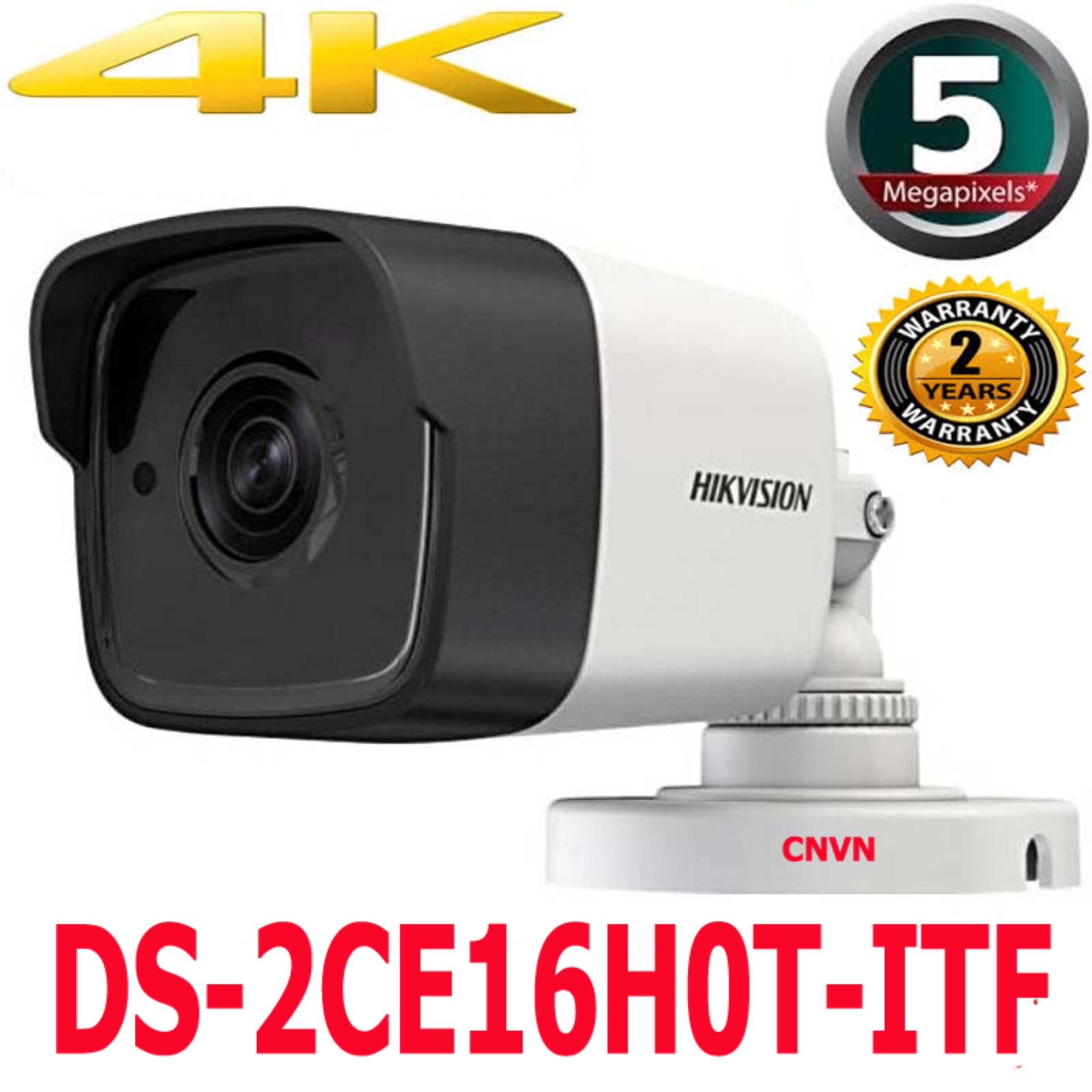 Camera giám sát thân hồng ngoại độ nét cao 4K 5MP siêu nét DS-2CE16H0T-ITF
