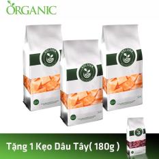 Combo 3 Kẹo Mác Mác Sữa – Nhi Farm (180gx3 ) + Tặng 1 Kẹo Dâu Tây – Nhi Farm (180g)