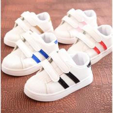 Giày Sneaker 2 Sọc Cute T2 Cho Bé Trai & Bé Gái