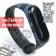 (3 màu) Dây thay thế cho Xiaomi Miband 3 màu lính rằn ri