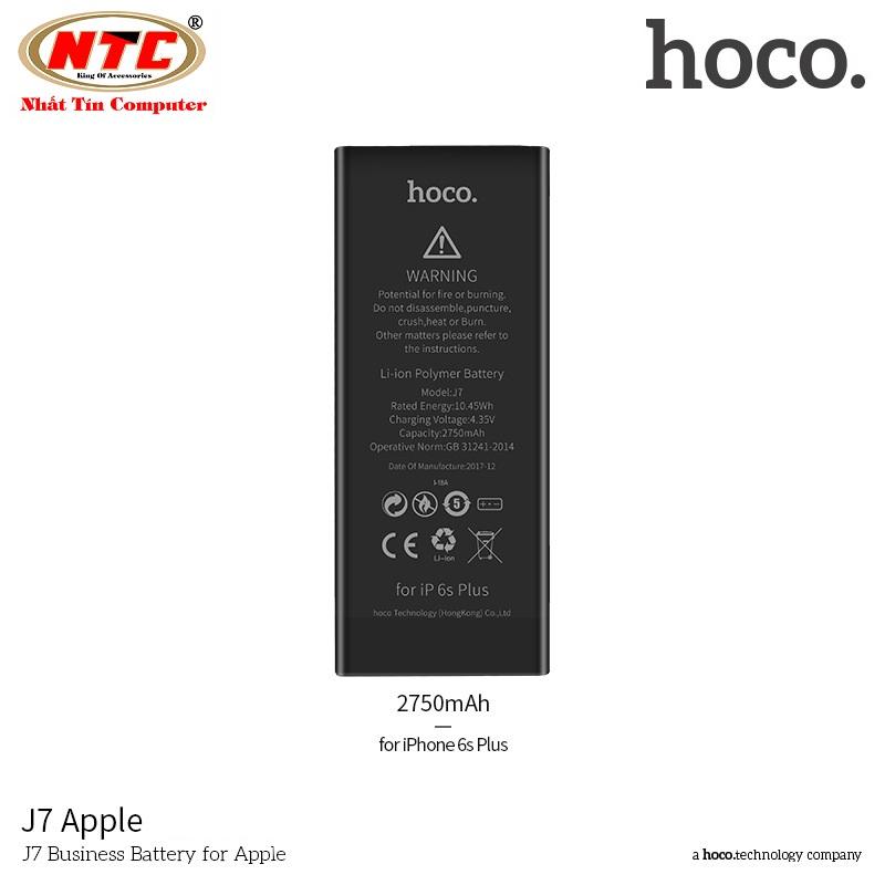Pin điện thoại cho Iphone 6S Plus Hoco J7 dung lượng 2730 mAh (Đen) - Hãng phân phối chính thức