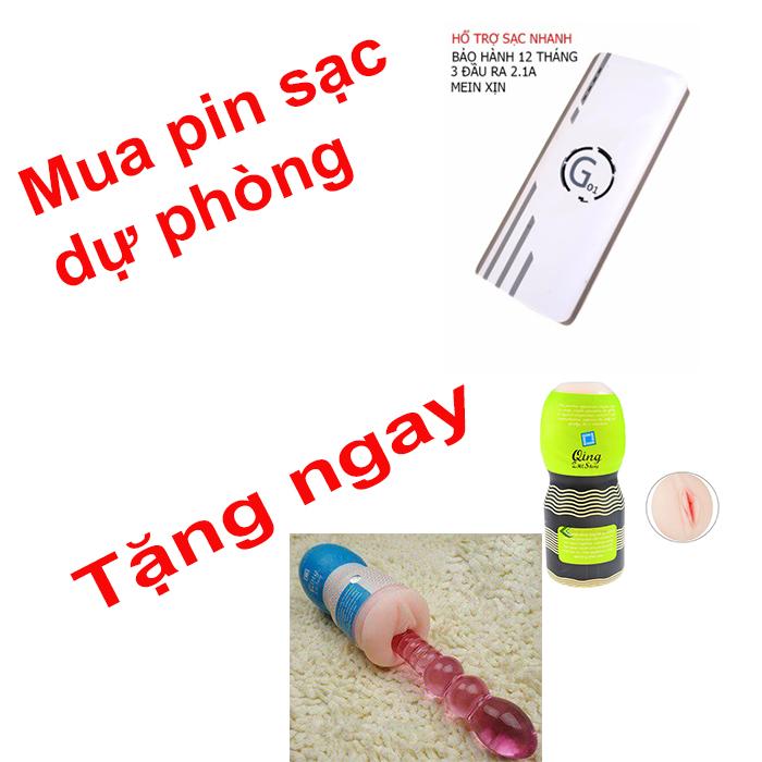 Pin sạc dự phòng G01 Litinum 20000MAH (Trắng) -hổ trợ sạc nhanh + tặng cáp sạc và DUNG CỤ HỔ...