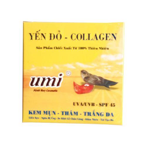 Kem Mụn Nám Trắng Da Yến đỏ Collagen UMI 15g