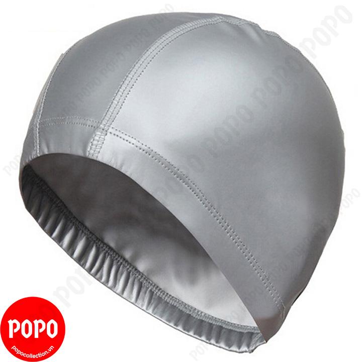 Mũ bơi, nón bơi vải Spandex CA36 POPO Collection mềm mại, đàn hồi