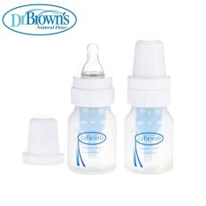 Bình sữa Dr. Brown’s tiêu chuẩn cổ hẹp chống sặc cho bé sơ sinh 60ml-2oz xanh nhạt (Xách tay Mỹ)