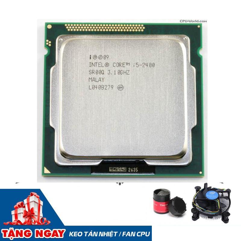 Bộ vi xử lý cpu intel Core i5 2400 6M bộ nhớ đệm, tối đa 3,40 GHz - Bảo hành...