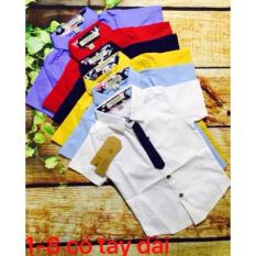 Áo sơ mi tay ngắn cho bé trai, chất vải cotton đẹp, mát, mịn