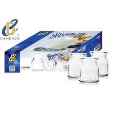 HỘP 12 HŨ THỦY TINH LÀM SỮA CHUA 100ML CẨM ĐẠT