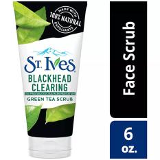 Tẩy da chết làm sạch mụn đầu đen chiết xuất trà xanh ST.Ives Blackhead Clearing Green Tea Scrub 170g
