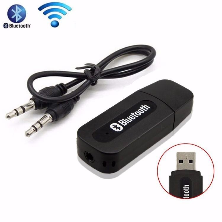 USB Bluetooth kết nối Loa Thường thành loa không dây (Đen)