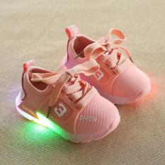 Giầy Thể Thao Có Đèn LED Hình Số 3 Cho Bé Trai Và Bé Gái 1-5 Tuổi