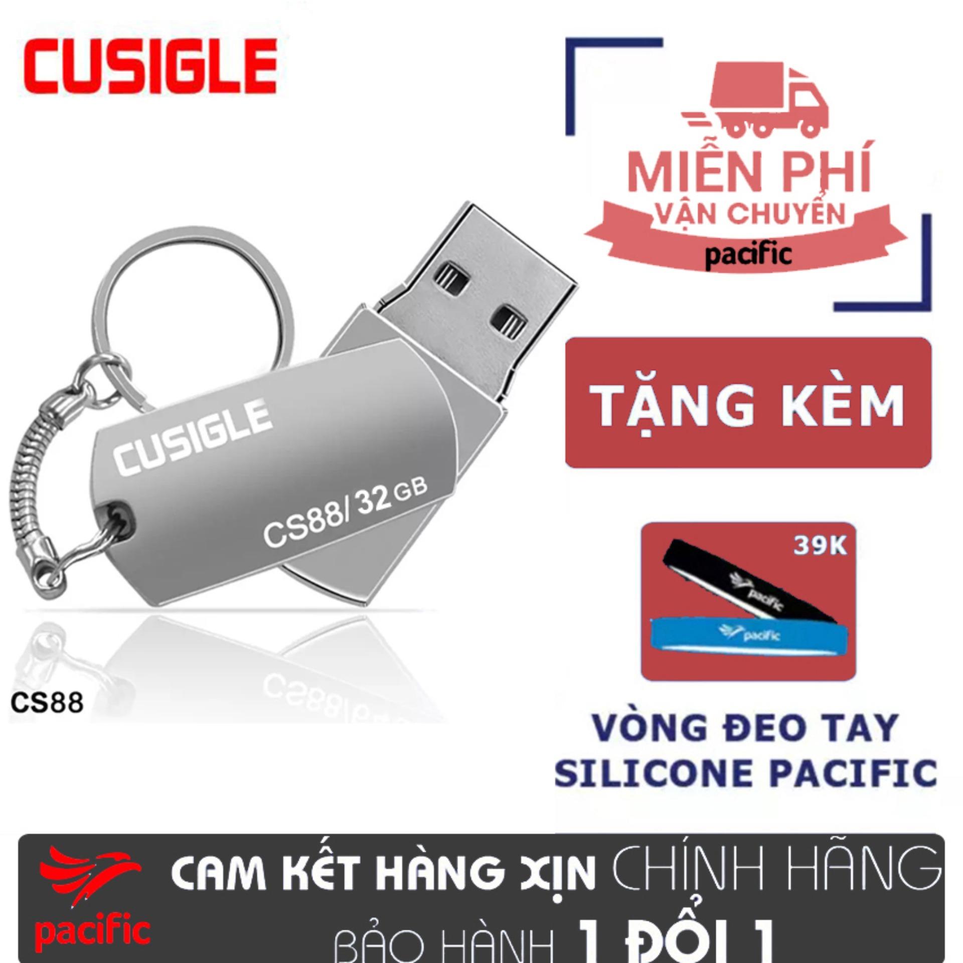 USB 32Gb Cusigle CS88 2018 - Tặng Vòng đeo tay Silicone Pacific