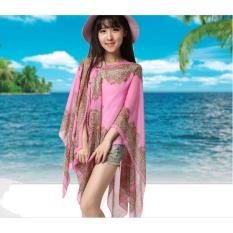 Khăn choàng đính hạt kiểu mới (Hồng)