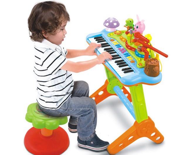 Đàn nhạc đa năng hình thú cho bé chính hãng Huile toys