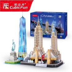 Đồ chơi xếp hình 3D cỡ lớn – Mô hình thành phố New York thu nhỏ
