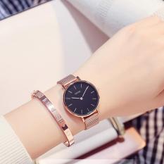 Đồng hồ Nữ Guou dây thép lưới sang trọng