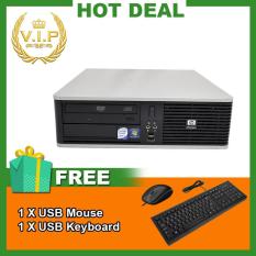 Máy tính để bàn HP DC 5800 SFF (CPU Core 2 Duo E7500, Ram 2GB, HDD 160GB) Chất Lượng Tốt + Bộ Quà Tặng – Hàng Nhập Khẩu