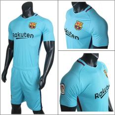 Đồ đá banh Barca 17-18 MLSports (Xanh Ngọc)